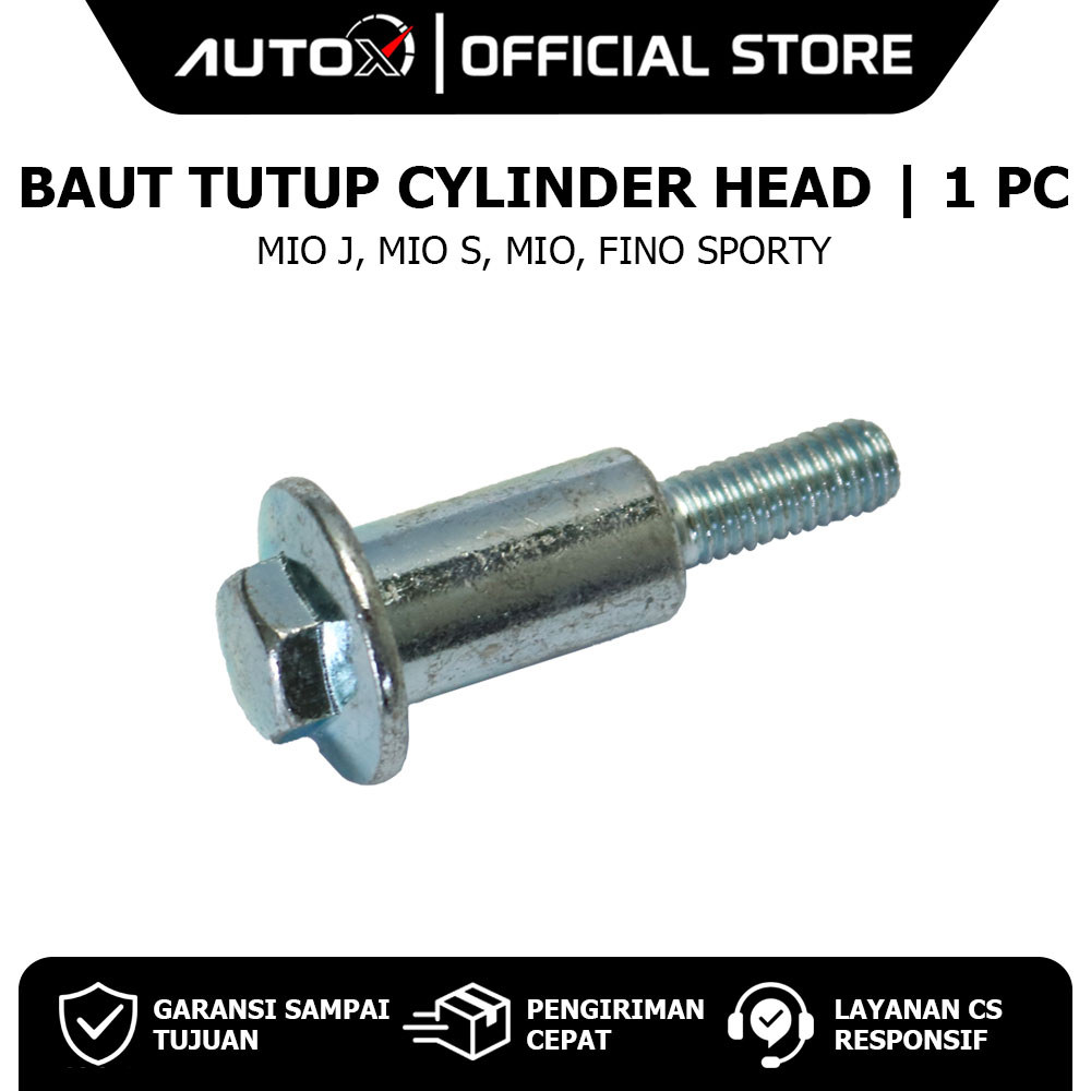 MESIN ฝาครอบฝาสูบ Mio JS Fino Sporty กระบอกจํากัดซีล Sport Sport Sporty Bolt ฝาครอบเครื่องยนต์