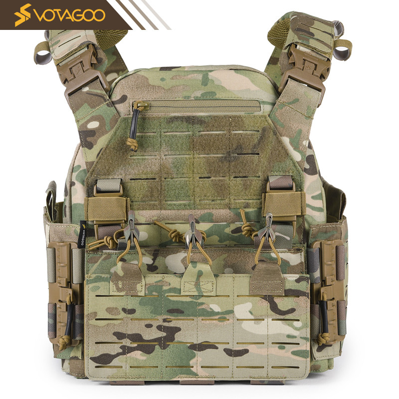 VOTAGOO GBRS LBT V2 ถุงคล้องไหล่แบบปลดได้รวดเร็ว สไตล์ทหาร camouflage น้ำหนักเบาที่สามารถป้องกันลูกก