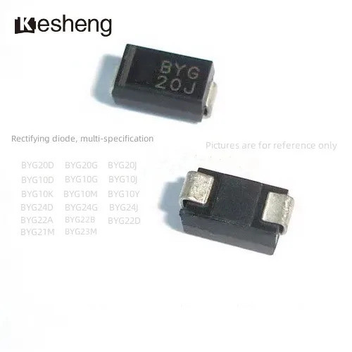 20 ชิ้น BYG20D BYG20G BYG20J BYG10D BYG10G BYG10J BYG10K BYG10M BYG10Y BYG24D BYG24G24J BYG24J BYG24