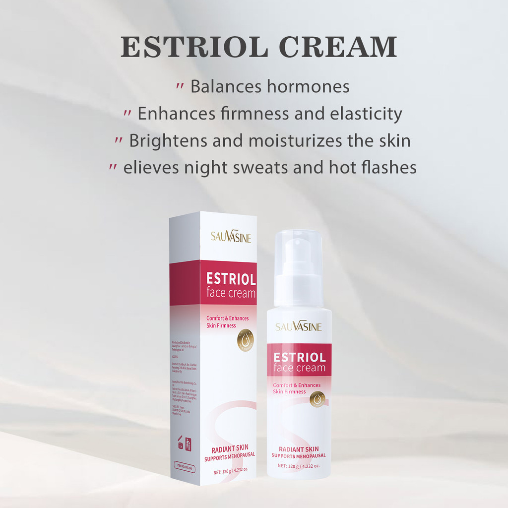 Estriol Cream For Menopause - Hormone Balance, Firm & Glow Skin, บรรเทาอาการแฟลชร้อน, 120g