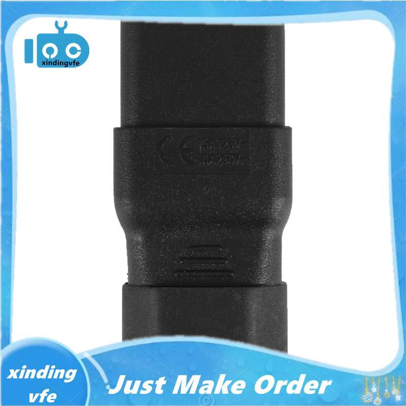 PDU UPS Power IEC ชาย C14 ถึงหญิง C19 อะแดปเตอร์ IEC C19 ถึง C14 Connector