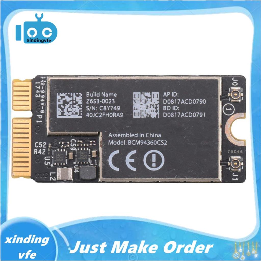 BCM94360CS2 การ์ดไร้สาย 4.0 802.11Ac Hackintosh MacOS สําหรับ Air 11 นิ้ว A1465 13 นิ้ว A1466 2013 M