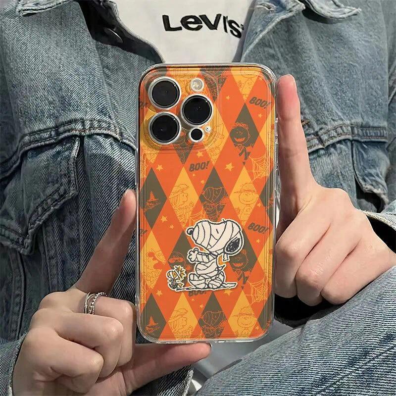น่ารักฮาโลวีน Snoopy เคสโทรศัพท์สําหรับ Realme GT7 GT7T GT6 GT6T GT5 GT3 240W GT2 GT Neo 7 7X 6 5 SE