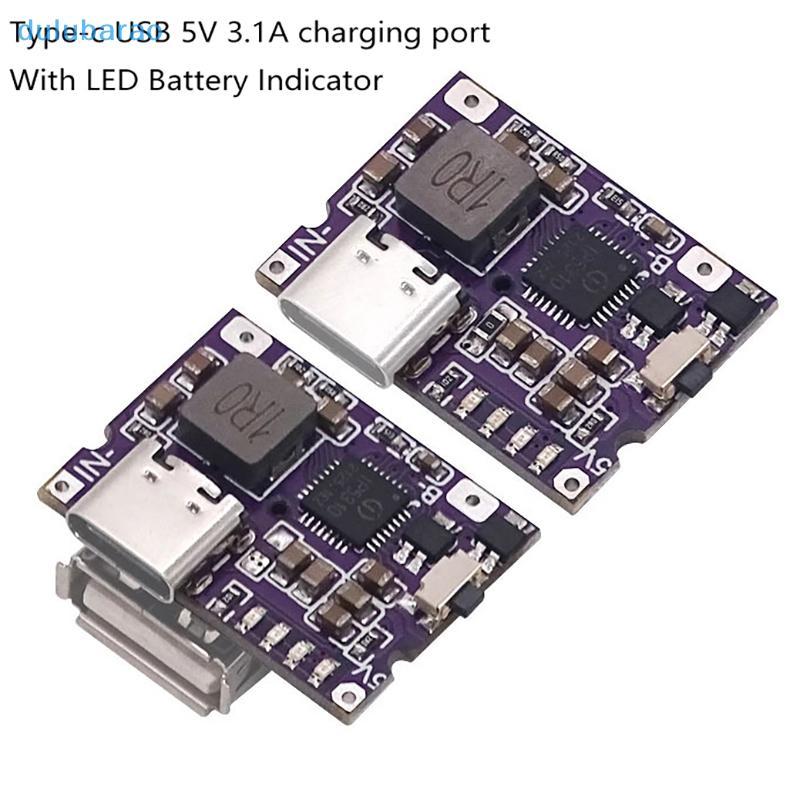 [DUL] Type-C USB 5V 3A Boost Converter Step-Up Power Module IP5310 อุปกรณ์เสริมมือถือพร้อมสวิตช์ตัวบ