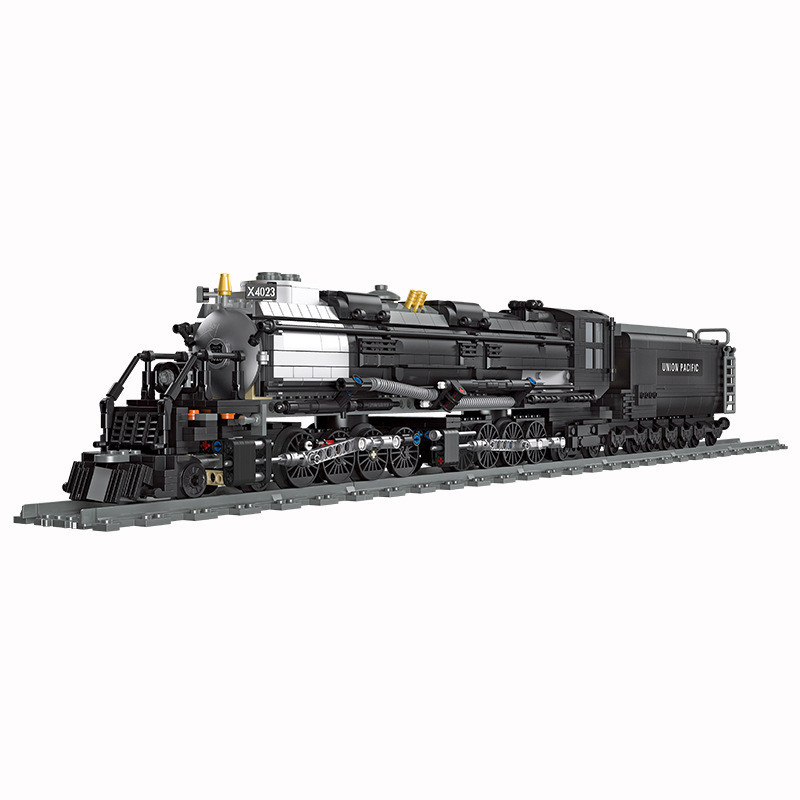 เข้ากันได้กับของเล่นรถไฟเมือง LEGO sluban รางรถไฟ duplo ชุดรถไฟไม้ไฟฟ้าพร้อมติดตามยาว Thomas และผองเ