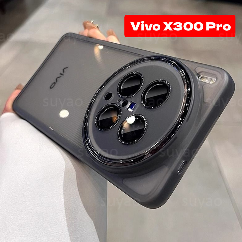 สําหรับVivo X300Pro X300 Pro 2025 เคสโทรศัพท์ปลอกVivoX300Pro VivoX300 X 300 Clear Soft ShellกันกระแทกTPUชุบโปร่งใสปกหลัง