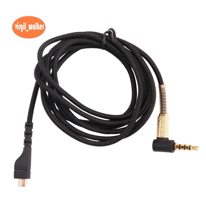 สายสัญญาณเสียงทดแทนสําหรับหูฟังเล่นเกมไร้สาย Arctis 7 5 3 Pro 4.9Ft Cable