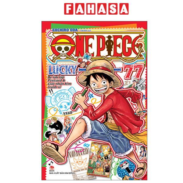 หนังสือ - One Piece Lucky 77 - โปสการ์ดและคอลเลกชันข้อความพร้อมการวาดภาพ (พิมพ์ใหม่ 2025)