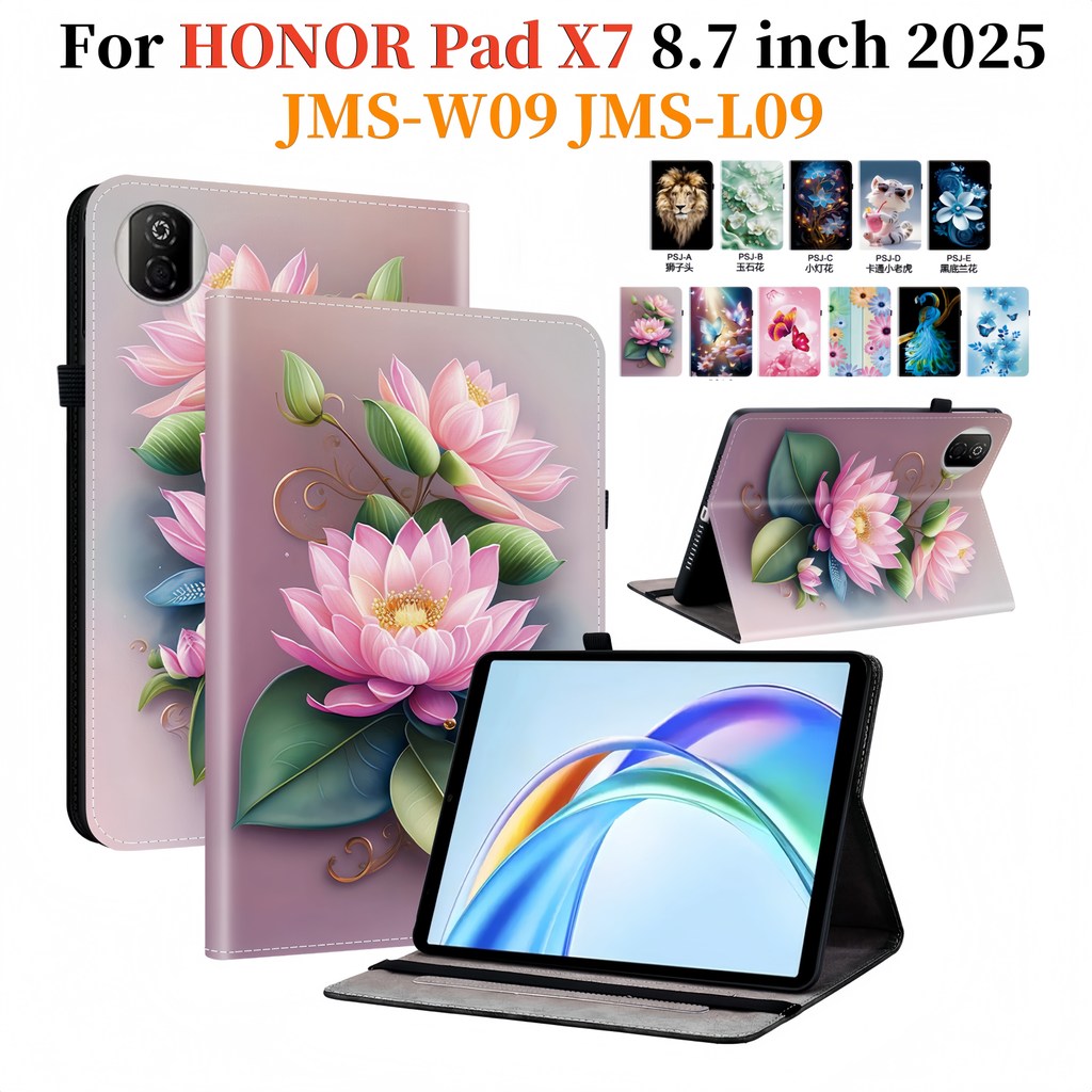 สําหรับ Honor Pad X7 JMS-W09 JMS-L09 8.7 นิ้ว 2025 คุณภาพสูง PU หนังฝาครอบ HONOR PADX7 แท็บเล็ต PadX