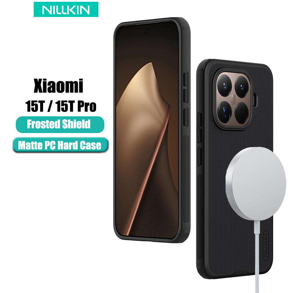 Nillkin Matte Magnetic Case สําหรับ Xiaomi 15T Pro 15T Anti ลายนิ้วมือ Frosted Shield Hard ฝาหลัง