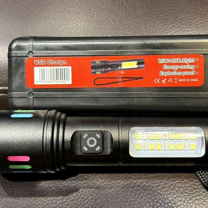*RECHARGEABLE MULTI FUNCTION MINI ZOOM FLASH LIGHT* *MODEL BBT-625*