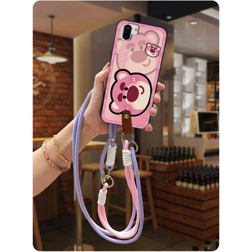 นุ่มกรณีสกปรกทนเคสโทรศัพท์สําหรับSharp Aquos R2/SHV42/SH-03Kสร้อยคอปกหลังกันน้ําCrossbodyป้องกันฝุ่น