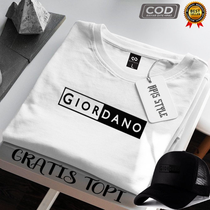เสื้อยืดแกะ.Geordano สีดำ คุณภาพพรีเมียม สำหรับทั้งชายและหญิง