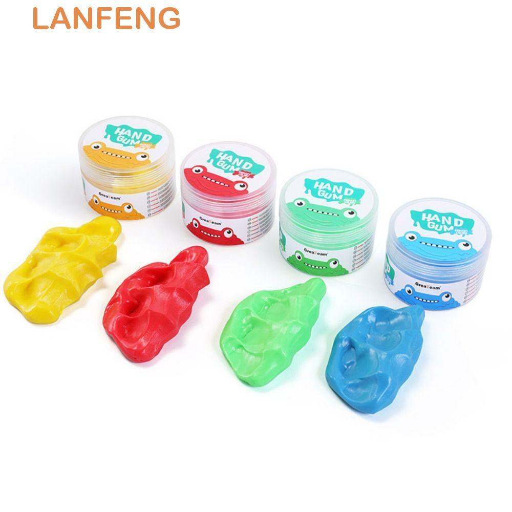 CAHNG Finger Training Putty, 4 ชิ้น/เซ็ตนุ่มยืดมือ Putty Squiz ของเล่น, DIY Bouncing Plasticine Soft