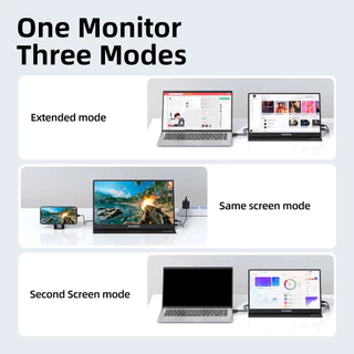GOOJODOQ 15.6 Ultra-thin Touch Monitor ที่สวยงาม 1080P Full HD Display Magnetic ที่ถอดออกได้ Cover ความเข้ากันได้กว้าง