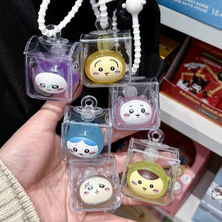 1-5 ชิ้น Super Q น่ารัก Ice Cube 4 * 4 ซม.Pvc จี้ขนาดเล็กกระเป๋าเด็กกลางแจ้งจอแสดงผลกันฝุ่นโปร่งใสคอลเลกชันเก็บกระเป๋าตกแต่งของขวัญ