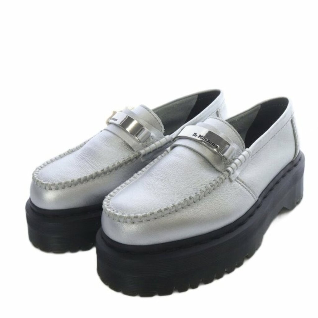Dr.Martens Loafers Silver Direct from Japan Secondhand