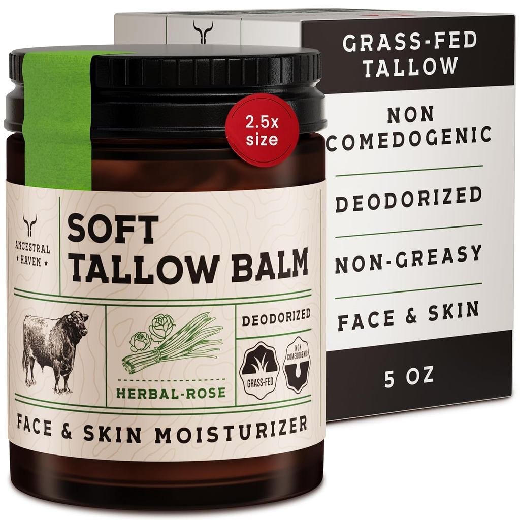 Beef Tallow for Skin - Beef Tallow For Face - Tallow Face Moisturizer - Beef Tallow Moisturizer - Ta