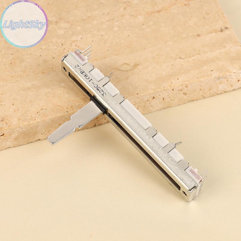 LightSky 1 PC RS45 Series ตรง Slip Potentiometer Pitch Tempo Fader 10KB2 DCV1024 ความยาวทั้งหมด 60 ม