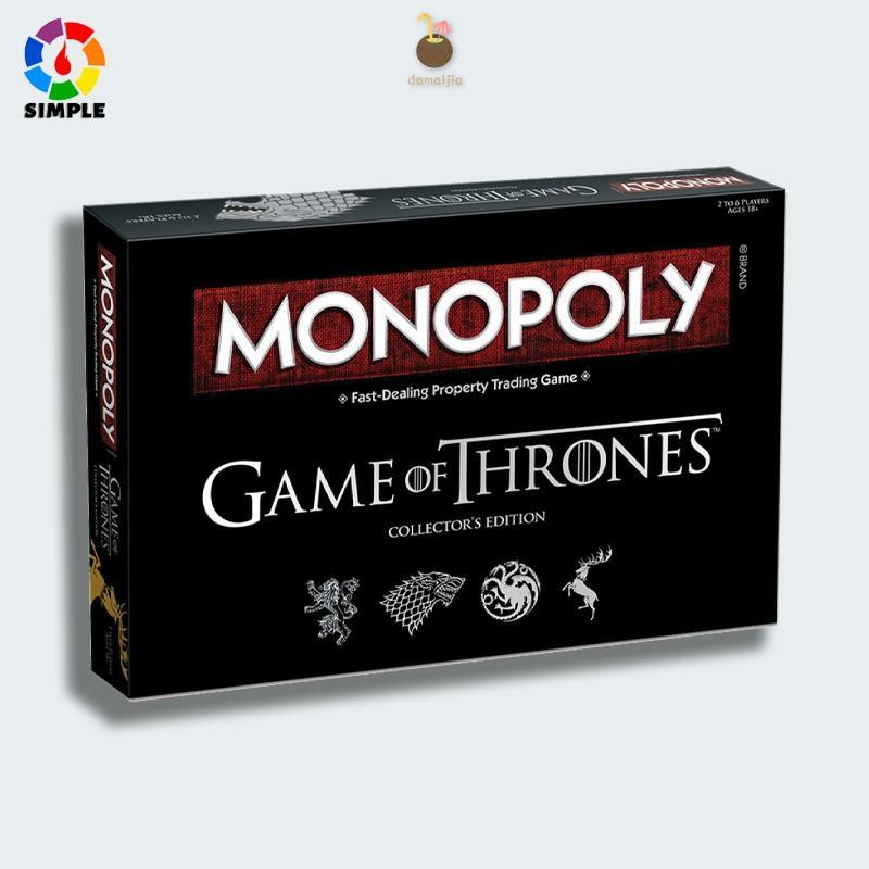 Game of Thrones Monopoly Board Game - English Edition