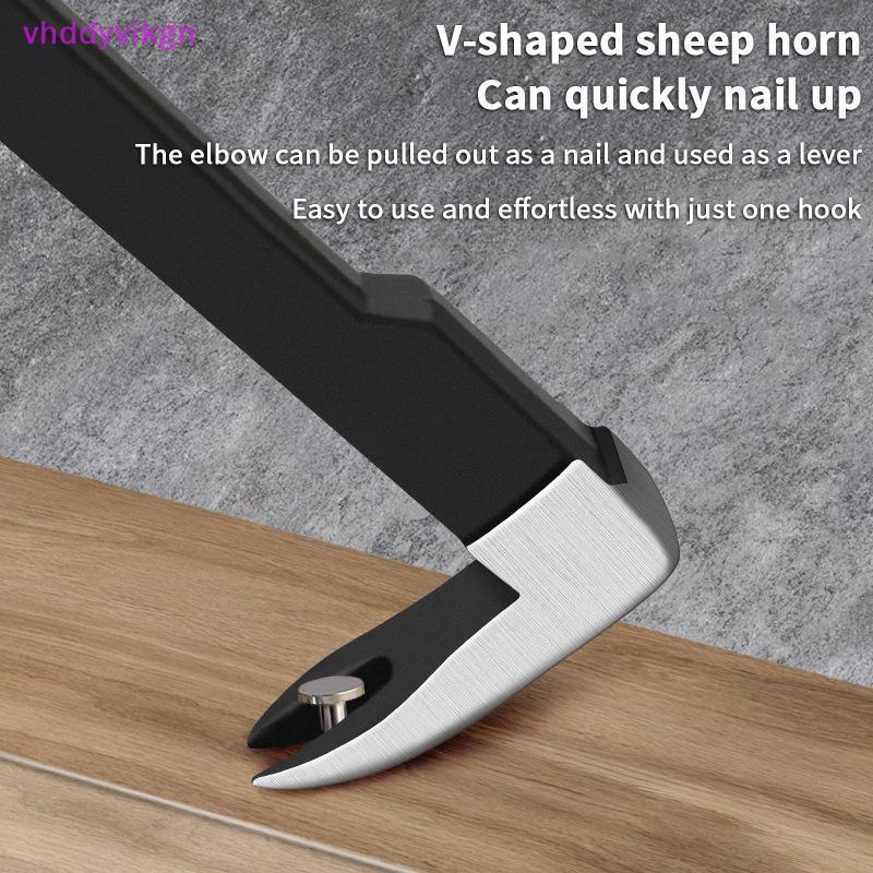 VHDD Multi Functional Nail Remover Pry Stick งานไม้ Dismantling เครื่องมือ Wall Cement เล็บ Remover 