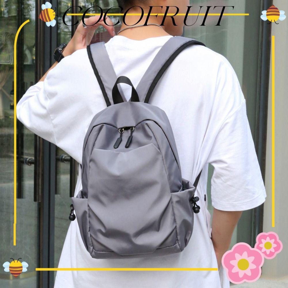 COCOFruit-mini Backpack สำหรับผู้ชาย สไตล์เบาๆ กันกระแทกและกันน้ำได้ดี เหมาะสำหรับการเดินทางและการเรียน