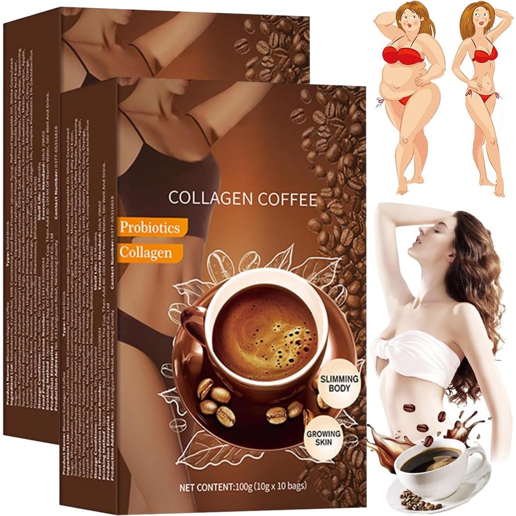 HOUXIANDOU Bloo-M กาแฟคอลลาเจน กาแฟคอลลาเจนญี่ปุ่น ผงกาแฟคอลลาเจน ผงคอลลาเจนสําหรับกาแฟ อาหารเสริมกา