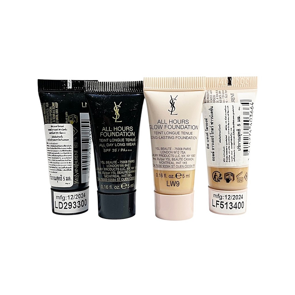 YSL All Hours Glow / Matte Foundation 5 ml (ฉลากไทย)
