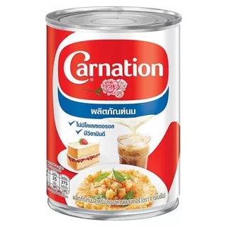 คาร์เนชั่นนมข้นจืด 405กรัม Carnation Unsweeted Condensed Milk 405g. [หมายเลขบาร์โค้ด 8850124018205 ]