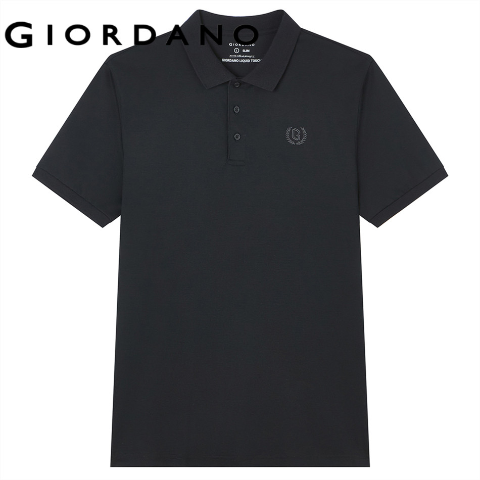 GIORDANO قميص بولو رجالي Liquid Touch — صورة 3