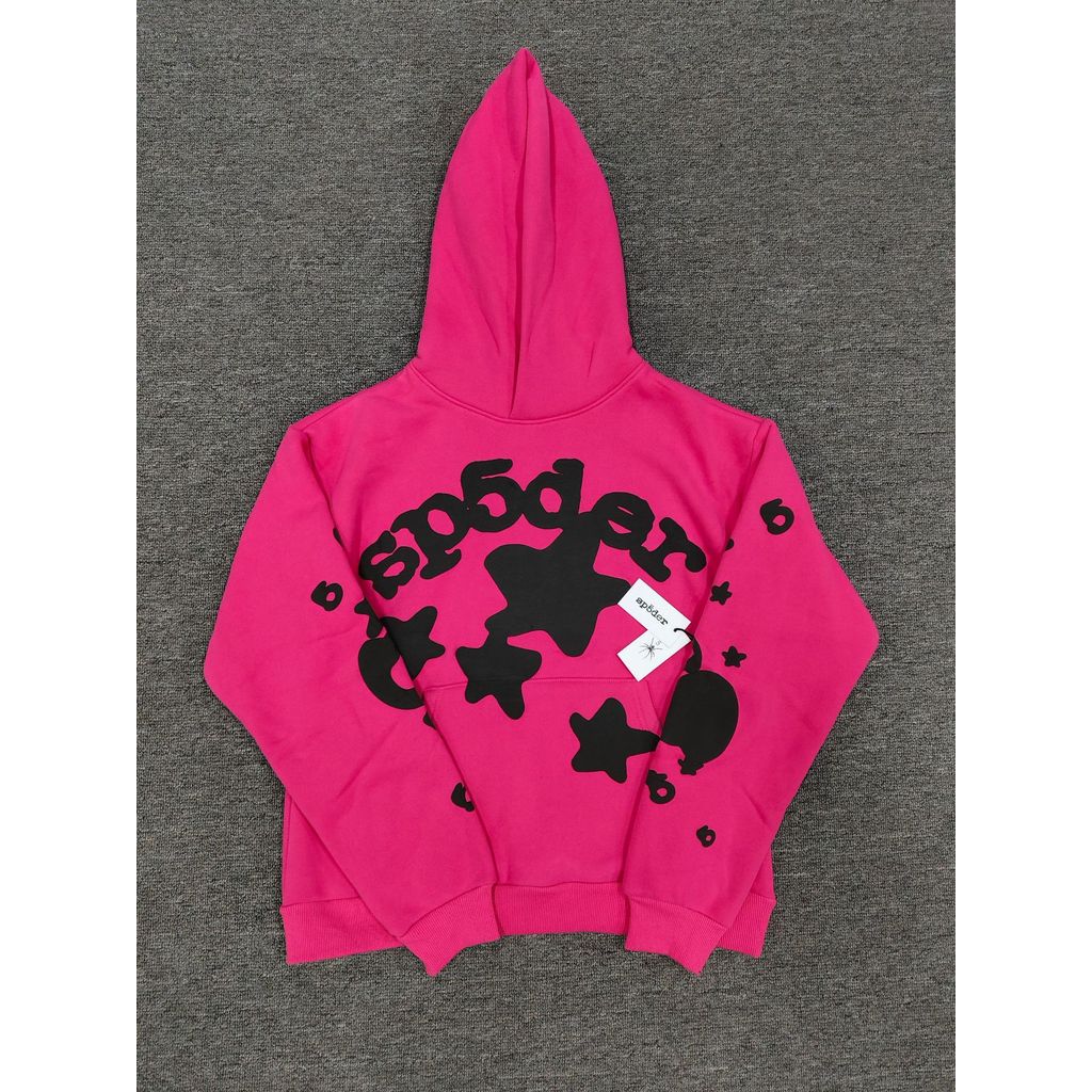S9A3 Sp5der Hoodie Sweatpants High Street Young Thug สไตล์เดียวกันเสื้อกันหนาว Sweatpants Suit