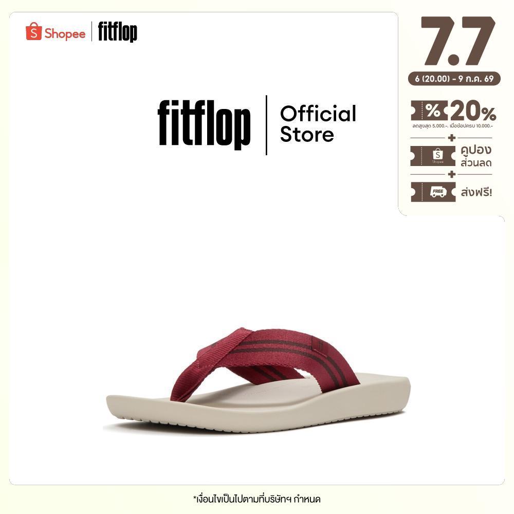 FITFLOP IQUSHION TWO-STRIPE WEB FF รองเท้าแตะผู้ชาย รุ่น A6S-D92 สี MULTI COLOR