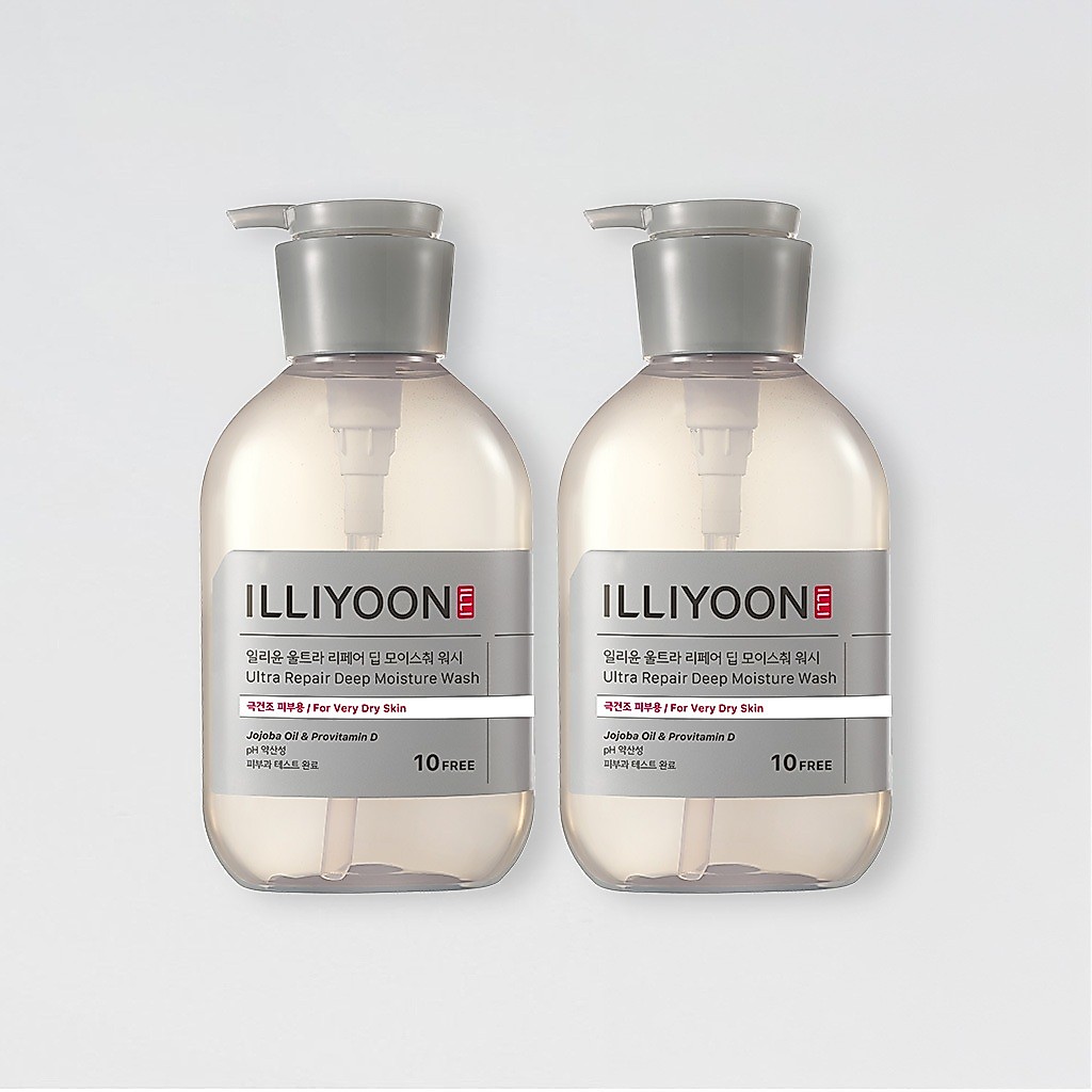 ILLIYOON อัลตร้า รีแพร์ ดีพ มอยส์เจอร์ วอช 500มล. - ดราย เซนซิทีฟ บอดี้ วอช