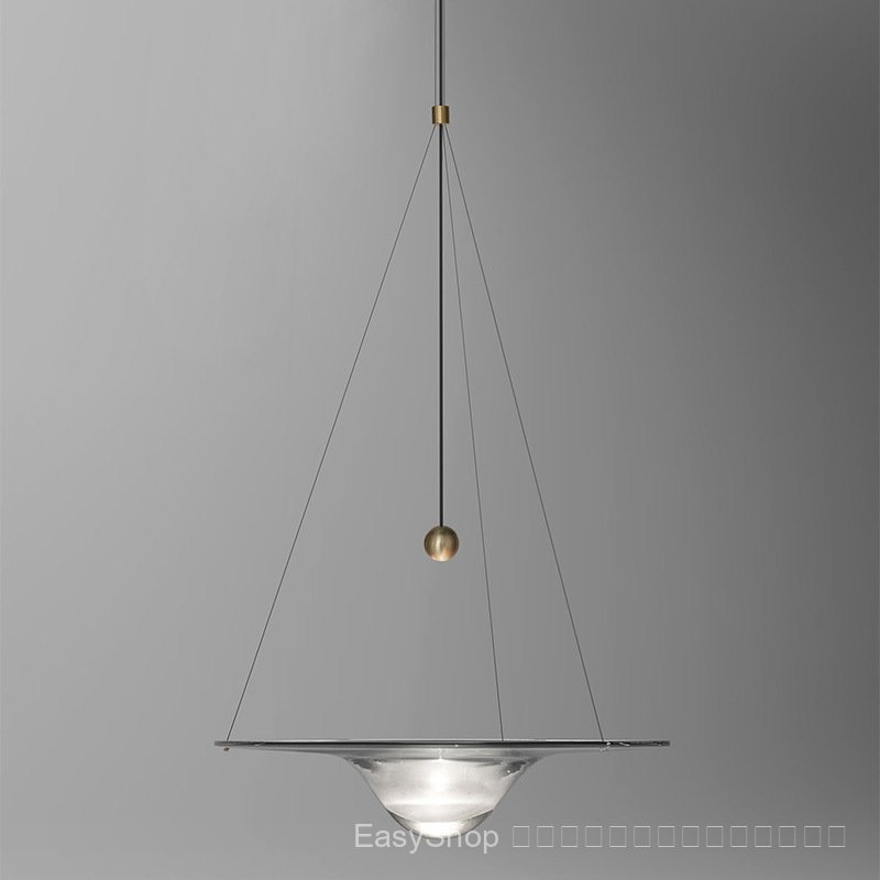 Nordic water drop dining room chandelier, Danish designer bedroom bedside hotel atrium personalized 