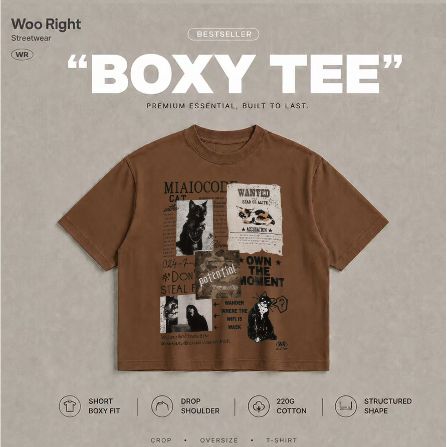 Woo Right تيشيرت قصير WANTED — صورة 5