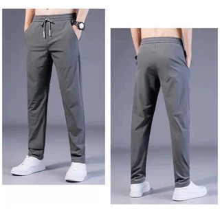 กางเกงลำลองผู้ชาย ทรงตรง ผ้าบาง ใส่สบาย สไตล์เกาหลี M-5XL