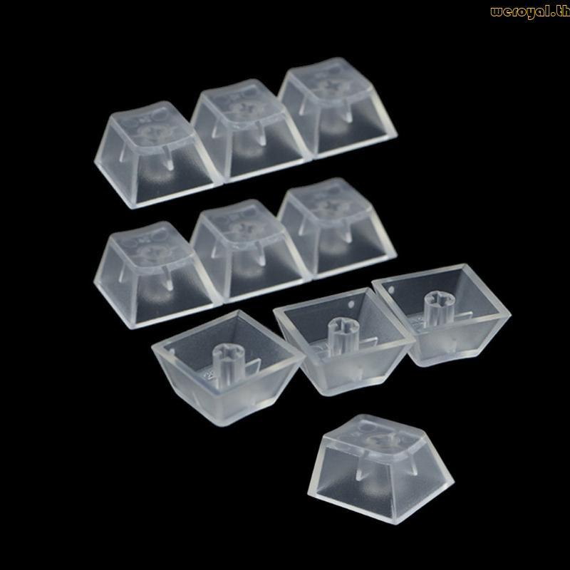 Weroyal ABS Keycaps ชุดหนา ABS พิมพ์ Keycaps สําหรับคีย์บอร์ดแบบกลไก 10 ชิ้นชุดเฉพาะ Keycaps ไม่ใช่ค