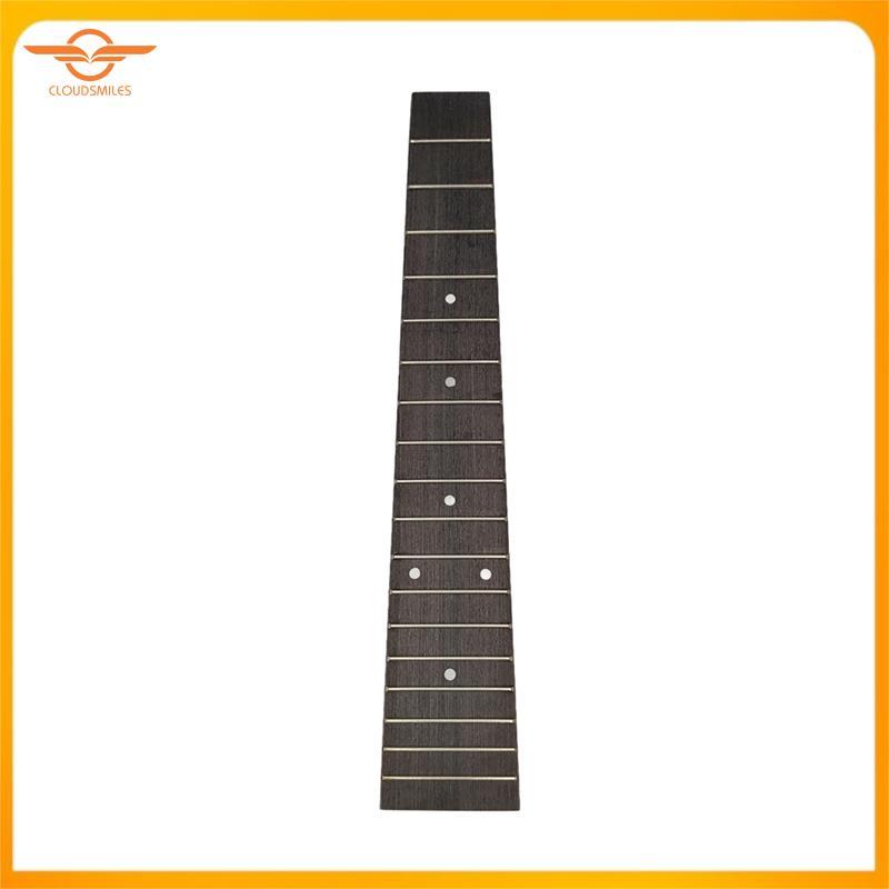 [CloudsMiles] Fretboard Ukulele Fingerboard สําหรับ 26 นิ้ว Tenor Ukulele 18 Fretboard DIY อะไหล่เปล