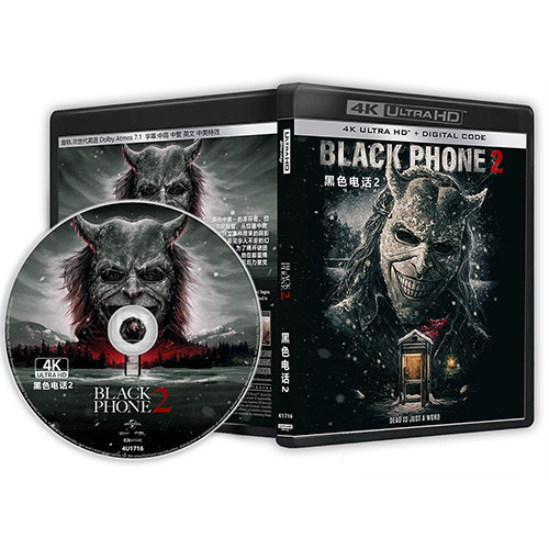 [ภาษาอังกฤษ] Blu-ray HD Movie 4K UHD 1080P โทรศัพท์สีดํา 2
