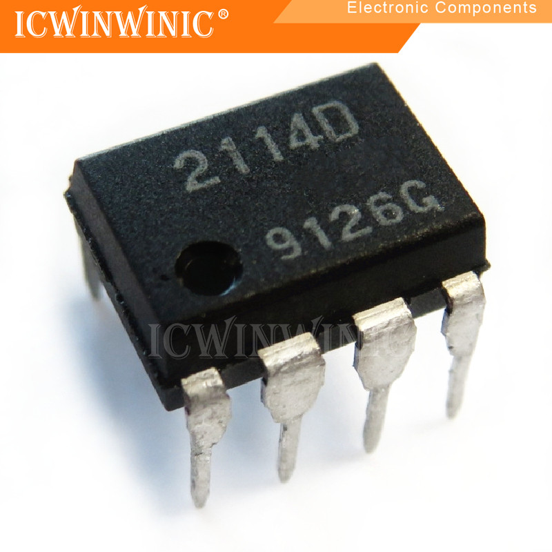 5 ชิ้น NJM2114D NJM2114 DIP-8 ส่วนประกอบอิเล็กทรอนิกส์