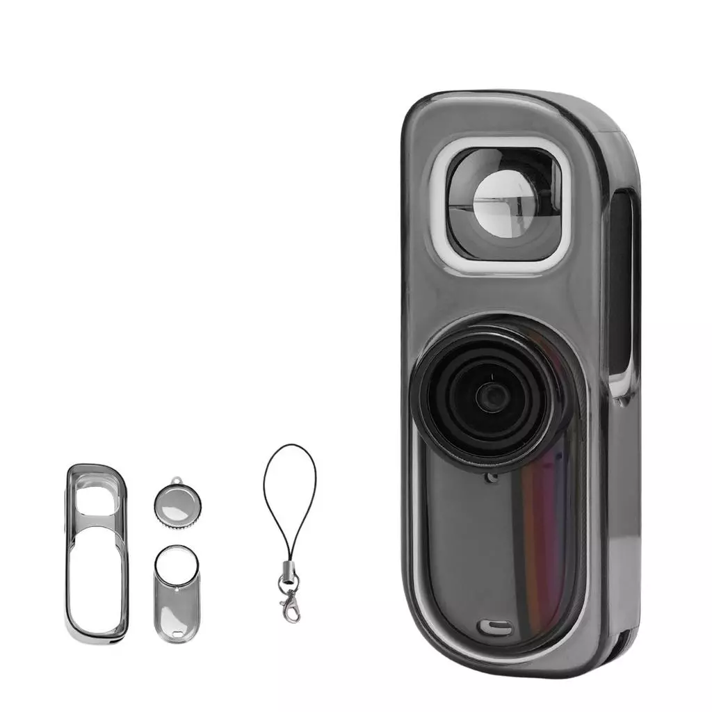 เคสใสสําหรับ Insta360 GO3S Retro Camera - TPU Dust-Proof กันกระแทก Drop-Proof Slim Fit Anti-Scratch Cover Shell thumbnail 5