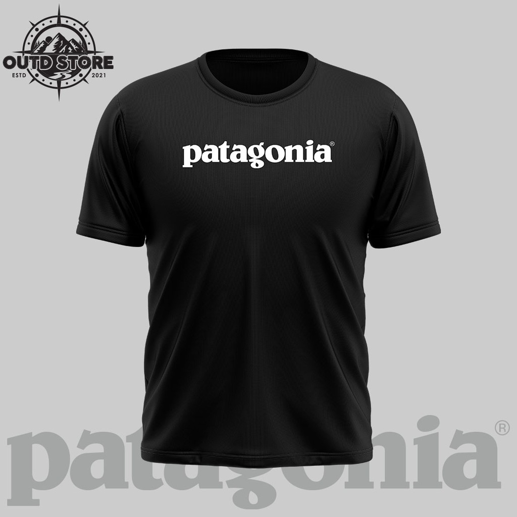 003 Vb Patagonia เสื้อยืด Baju Patagonia (เสื้อยืดไมโครไฟเบอร์) เสื้อยืดกลางแจ้ง เดินป่า จักรยาน