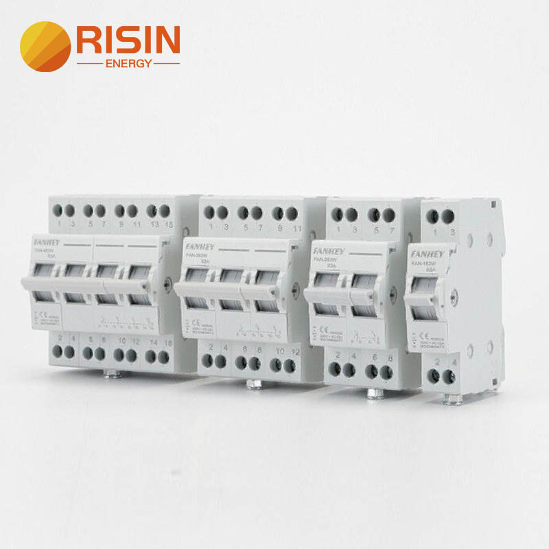 63A MTS คู่มือ Double Power Transfer Interlock Circuit Breaker Isolator Transfer Switch