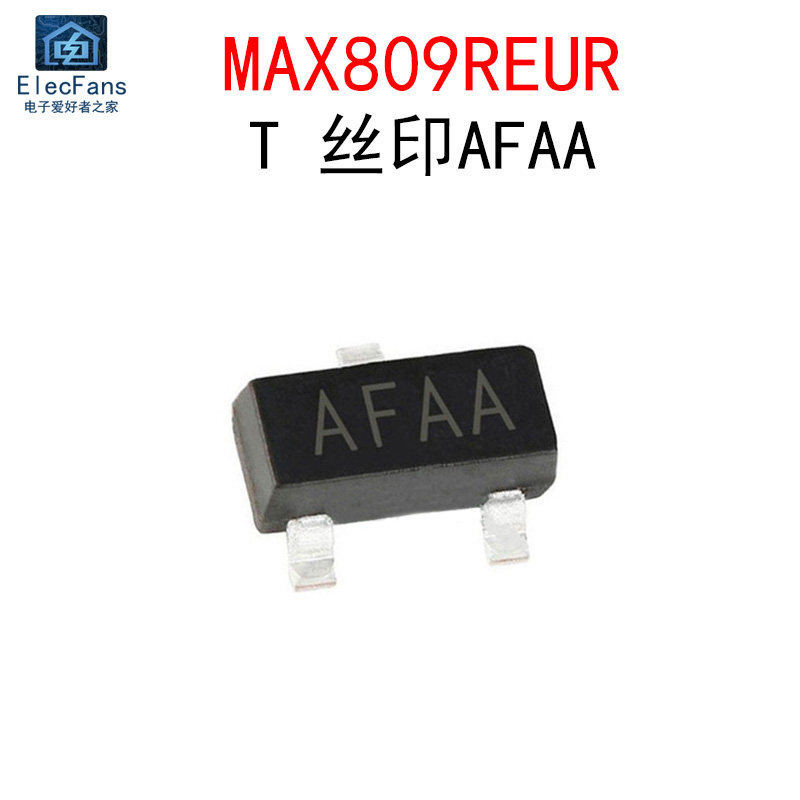 ((5 ชิ้น) MAX809REUR + T Silk Screen Printing AFAA Patch SOT-23 ชิปรีเซ็ต IMP809R 2.63V