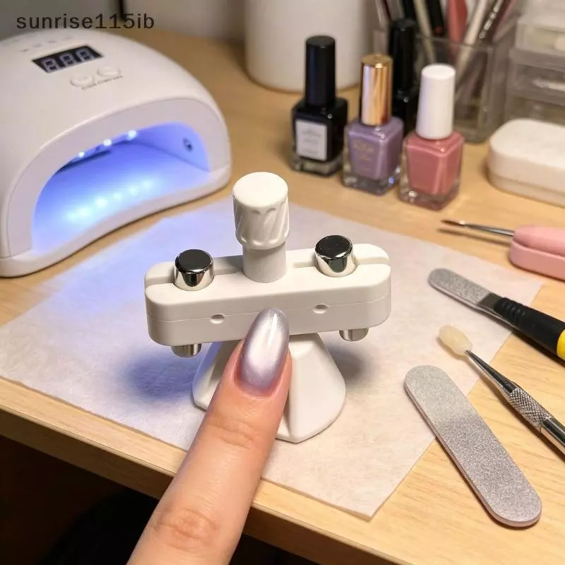 (sun) 2026 ขายดีที่สุดแมว Eye Gyroscope เล็บเครื่องมือ 1 ชิ้นแบบพกพาลูกปัดแก้วเล็บเครื่องมือสําหรับเล็บ DIY ผู้ที่ชื่นชอบ (TH)