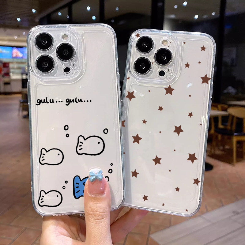 🌼KingMall🌼 เคสมือถือซัมซุงลายหวานใสอวกาศกันกระแทกพรีเมียมบางเบา SAMSUNG A15 A14 A13 A05 A23 A16 A06 A55 A54 A50 A30S