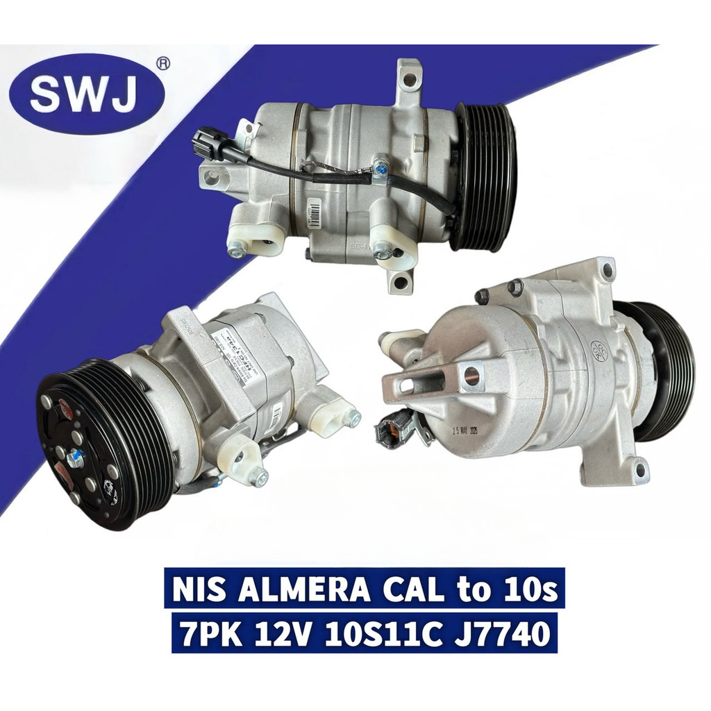 COMPRESSOR RR&RR & FR+RR CR (LIVINA / LATIO 1.8 4/8&5/8)W/ADAPTOR x2 สามารถใช้ N17 JUKE LIVINA ALMER