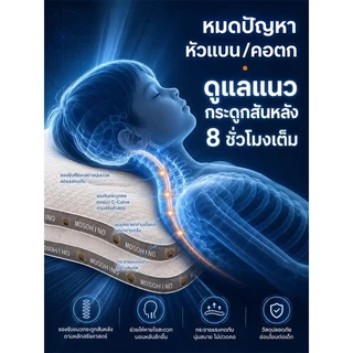 หมอนเด็ก ผ้าฝ้ายถัก ระบายอากาศได้ดี ป้องกันไรฝุ่น รองรับสรีระศรีษะของเด็กได้ดี ช่วยให้คุณภาพการนอนหลับดีขึ้น