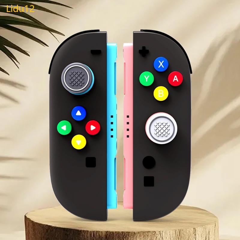 Lidu12 สบาย Thumb Grips จอยสติ๊กป้องกันหมวกปุ่ม Pad Enhancement สําหรับ NSW2