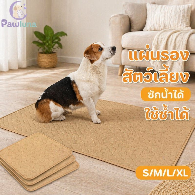 นํามาใช้ใหม่สัตว์เลี้ยงฉี่ เบาะ ล้างทําความสะอาดได้สุนัขเสื่อไม่เต็มเต็งดูดซับอย่างรวดเร็วไม่ลื่นแห้งเร็วสีเทาสีเบจ